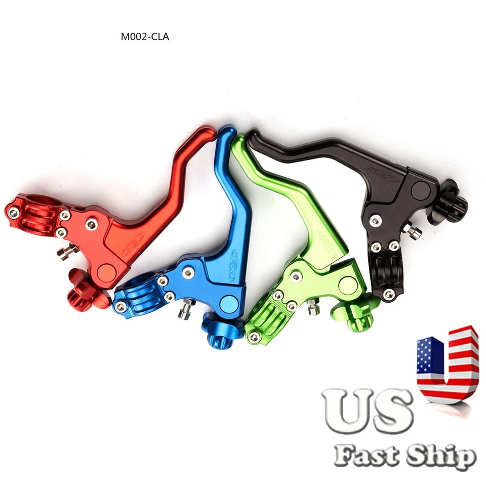 Palanca de embrague de cable de acrobacias y tracción de rendimiento corto en stock de EE. UU. para Honda Aprilia KTM Foto 3 de 4