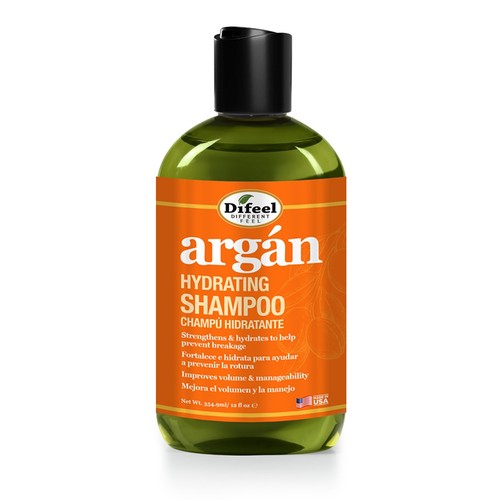 Difeel Argan Hydrating Shampoo 12 oz. - Picture 1 of 10