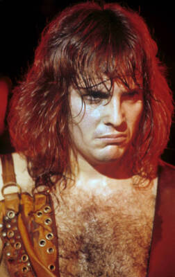 Ross Friedman Of Manowar In Munich 1984 OLD MUSIC PHOTO 1