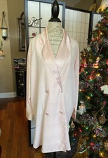 VTG 80 s Victoria s Secret L Pajama Top Oversized Bed Jacket/Robelet