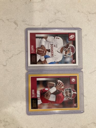 2020 Panini Score Jalen Hurts Rookie Gold Parallel SSP Eagles Alabama Lot - Picture 3 of 6