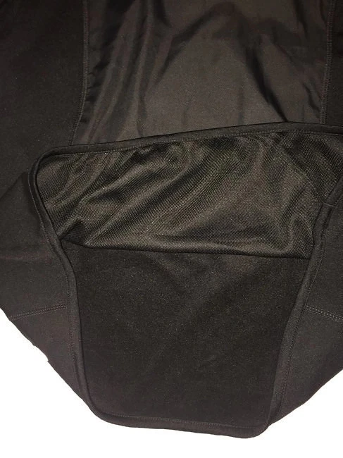 Asics Ladies Half Zip Hooded Jacket Women Running Workout Clothes Charcoal Red L - Image 4 of 4