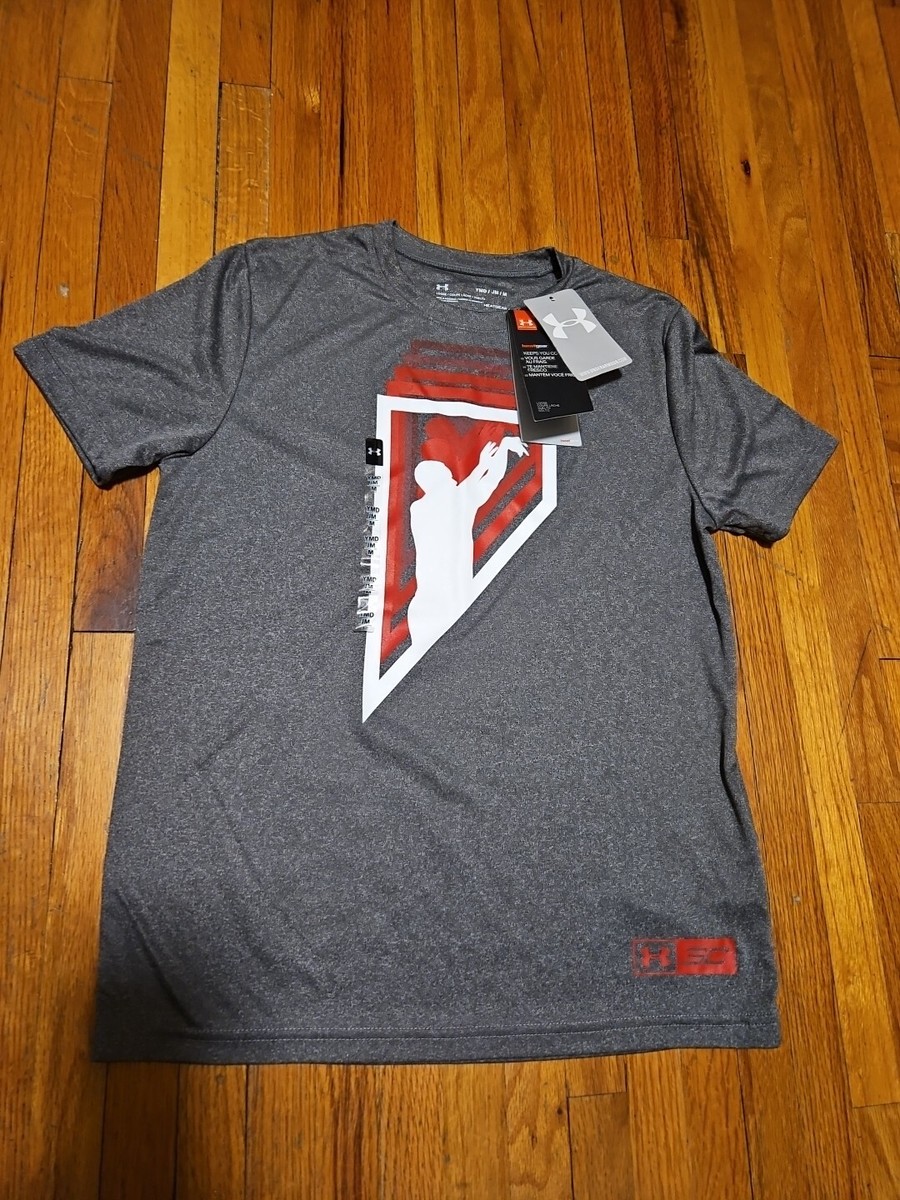 NWT Under Armor Youth Medium Heat GEAR Tee T-Shirt