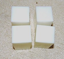 DELRIN ACETAL NATURAL SHEET 2" X 2" X 4"