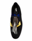 100% AUTHENTIC NEW MEN FENDI MONSTER FUR BLACK EVENING SLIPPER UK 12/US 13 — photo 3