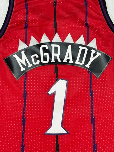Maglia Mitchell & Ness Toronto Raptors Tracy McGrady 1998-99 2XL - Foto 12 di 12