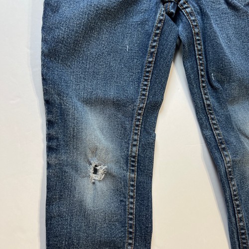 Slim Straight Blue Jeans Boys Size 6 - Picture 3 of 9