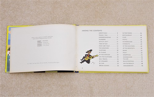 VINTAGE VISAPHONE INTERPRETE ESPANOL SPANISH LANGUAGE COURSE BOOK RECORDS.. 1960 - Picture 3 of 11