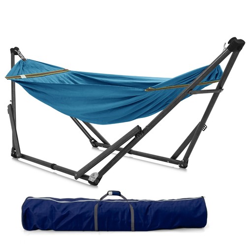 Tranquillo Adjustable Hammock Stand Collapsible Camping Hammock and Stand 550 lb - Picture 57 of 74