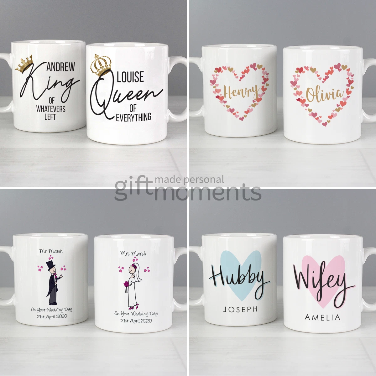 Couples online mug set