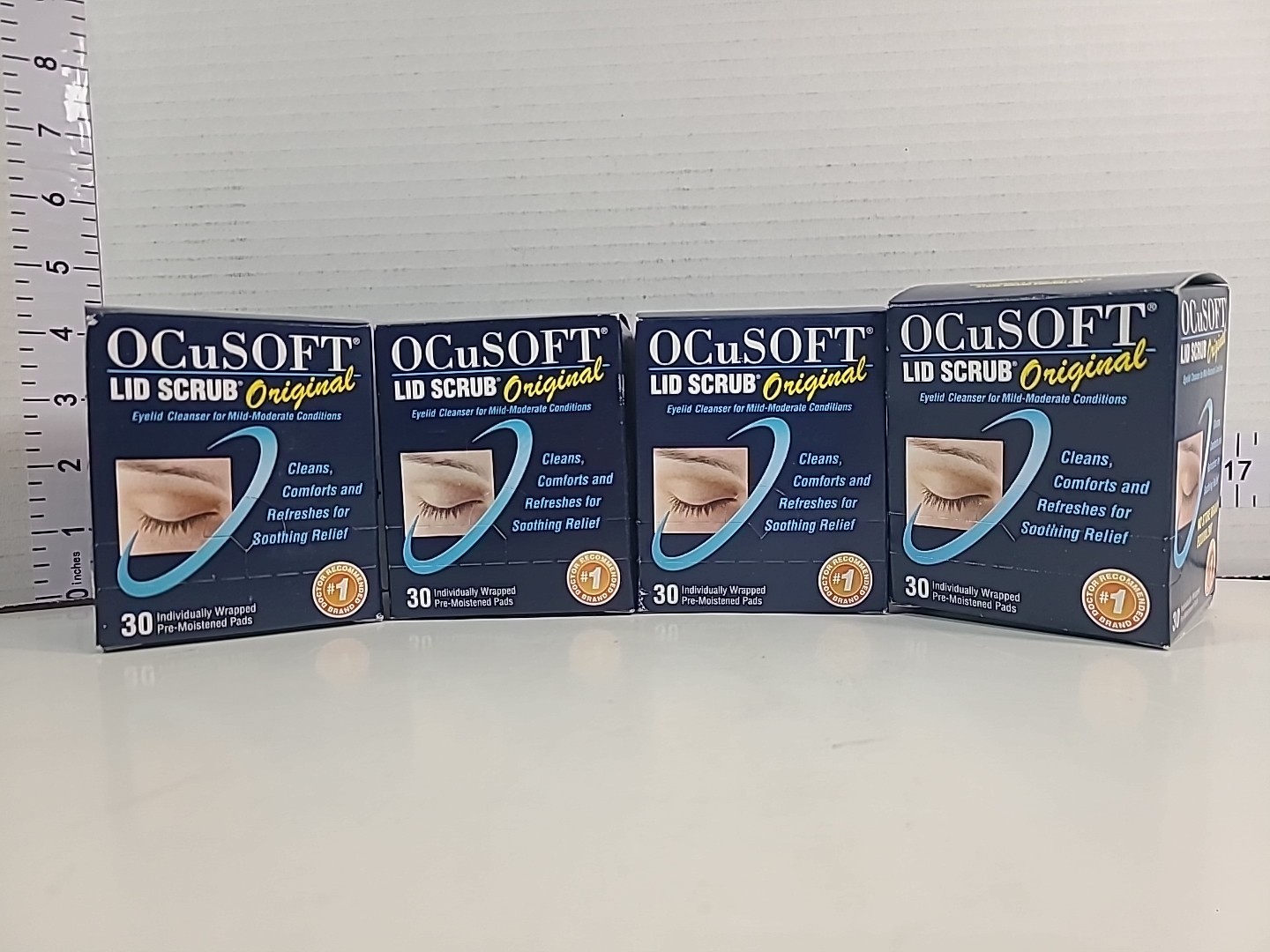 4 Boxes OCuSOFT Lid Scrub Original Moistened Pads Various Expiration Dates