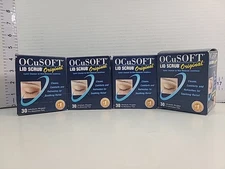 4 Boxes OCuSOFT Lid Scrub Original Moistened Pads Various Expiration Dates