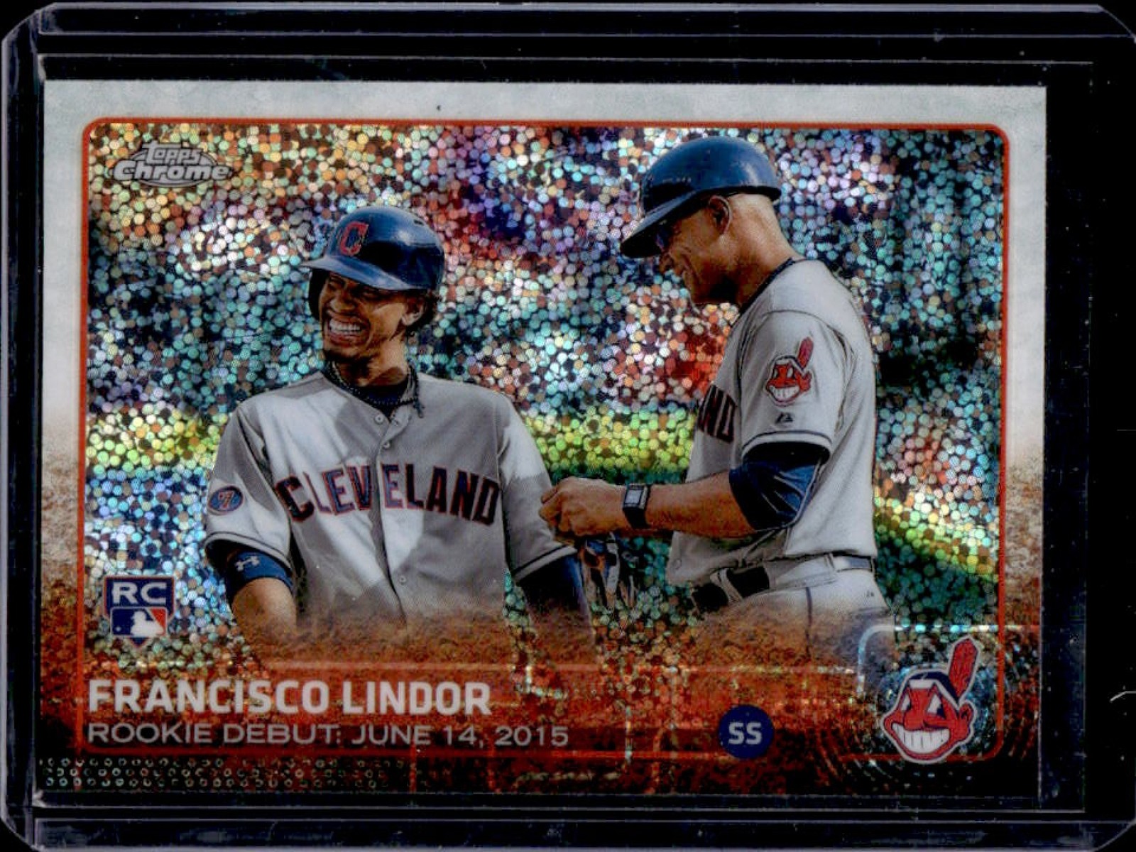2015 Topps Chrome Update Francisco Lindor RC Rookie #US286 Indians