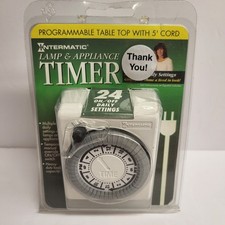 Intermatic Lamp Appliance Timer 24 Hr On Off Daily Settings