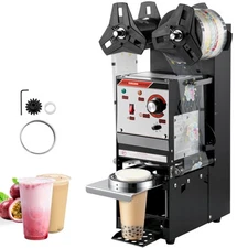 Semi-automatic Cup Sealing Machine Cup Sealer Black 300-500 Cups/Hour