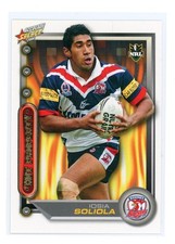2006 Select Accolade Iosia Soliola (Roosters) HOT PROPERTY NRL Card # HP13
