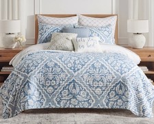 Levtex Home 3PC Full/Queen Becker 100 Cotton Quilt And Shams Set