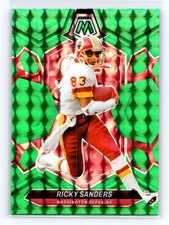 2024 Panini Mosaic #240 Ricky Sanders Mosaic Green