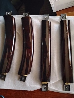 E36 Wood Door Handles Interior BMW Sedan LUX M3 92 - 98 3 Series 328i Genuine