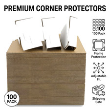 Picture Frame Corner Protectors 100 Pack Adjustable Cardboard Shipping Moving