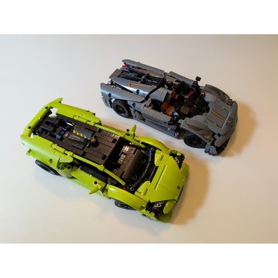 LEGO Technic Toy Lot of 2 Lime Lamborghini Sian FKP 37 42115 Supercar 1:8 Scale