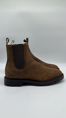 Taylor Stitch L.E. The Ranch Boot in Redwood Waxed Suede Men s Size 12 D NEW VTG