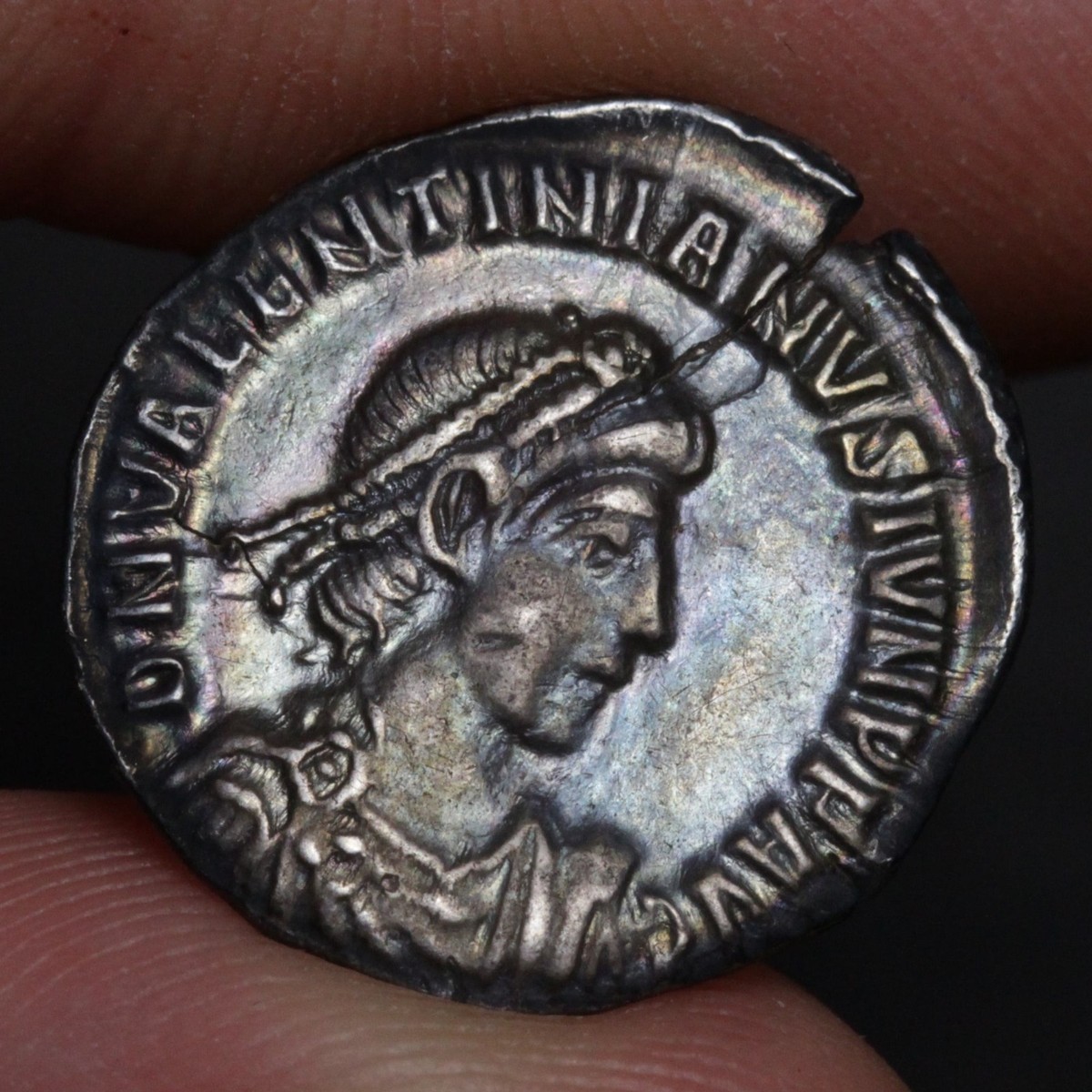 Valentinian II Siliqua Ancient Roman Empire Silver Coin 378AD