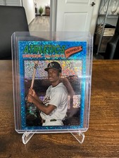2026 Topps Heritage Denzel Clarke #324 - Athletics- Blue Sparkle Parallel