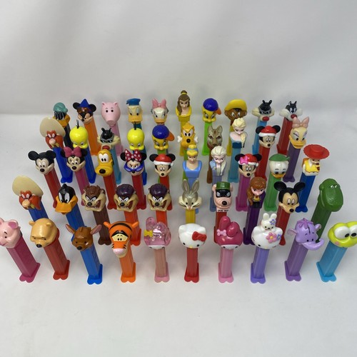 Lot Of 50 Disney, Warner Brothers, And More PEZ Dispensers 1990’s -Modern
