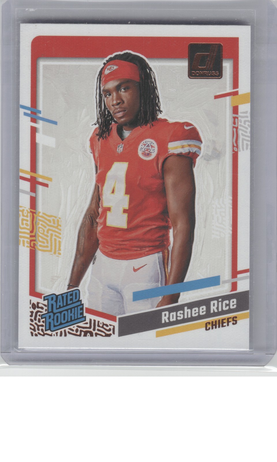 2023 Donruss #17 Rashee Rice Rated Rookie Portrait B22R1C45