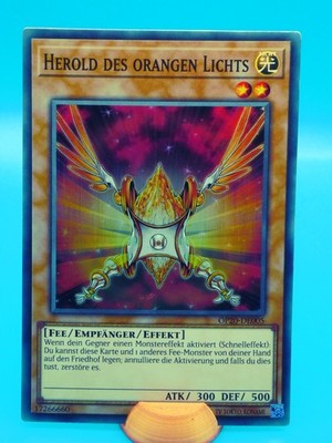 YUGIOH! Herold des orangen Lichts OP20 DE005/ Super Rare/ Near Mint/ Deutsch