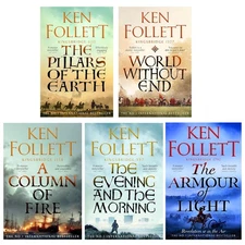 Kingsbridge Series 5 Books collection set by Ken Follett PAPERBACK 2023