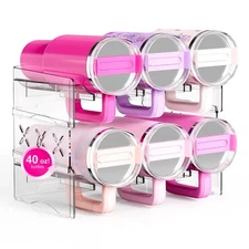 JYPS Water Bottle Tumbler Organizer，Stackable Stanley 40oz with Handle Cu