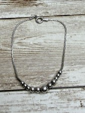 STERLING  BALL  BRACELET