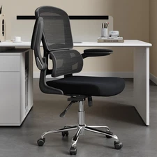 Ergonomic Office Chair, Breathable Mesh Chair with Adjustable Height, Computer C