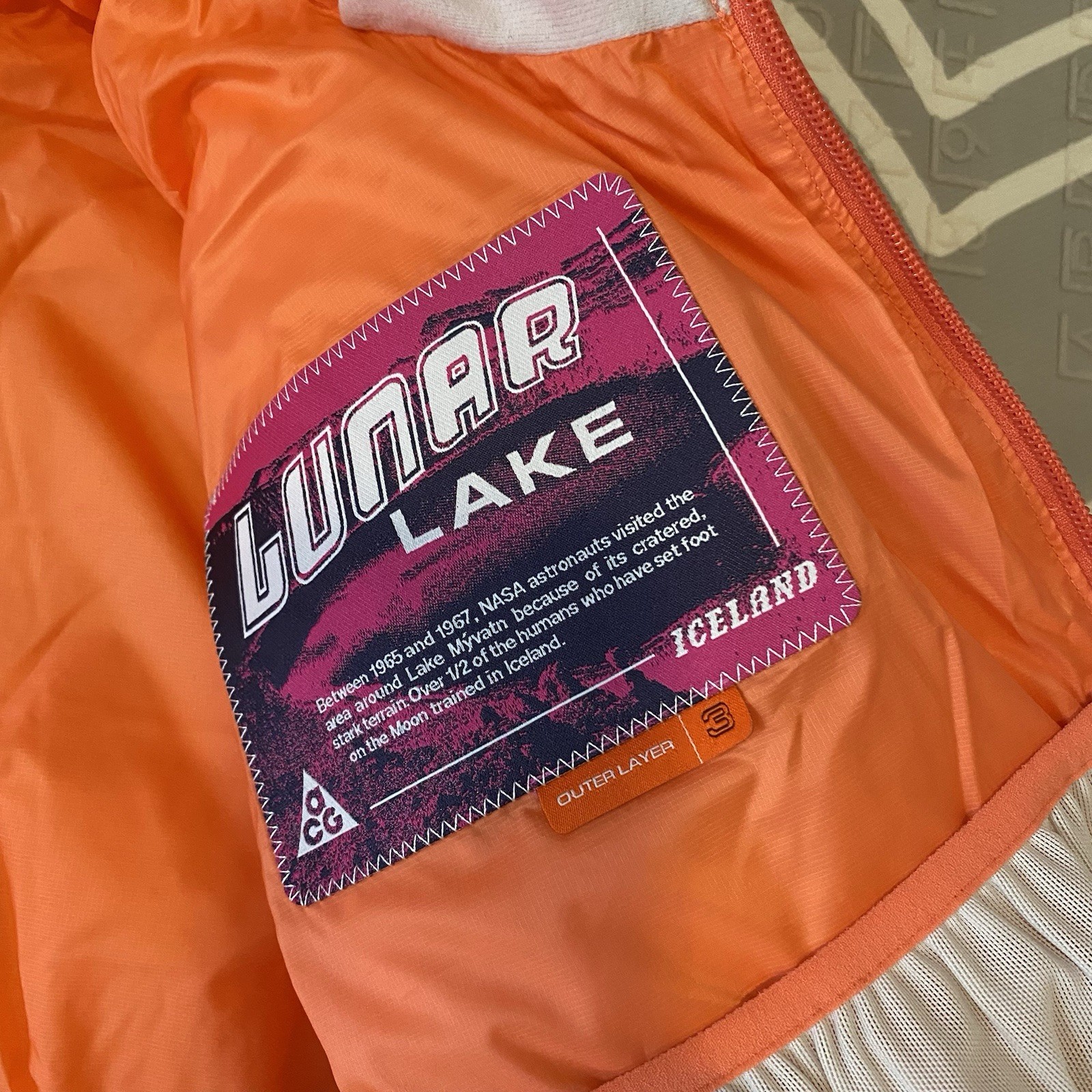 Vintage retro Nike Acg winter down anorak puffer Snow Thick  jacket Small Y2K image 6