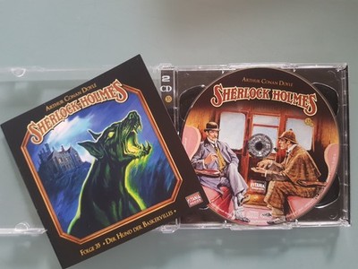 SHERLOCK HOLMES (TITANIA) (35)  - DER HUND DER BASKERVILLES - 2x CD - HÖRSPIEL