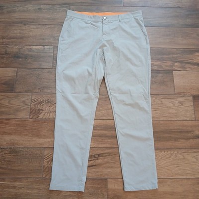 Macade Pants Mens 38x32 Grey Golf Performance Stretch Nylon Hybrid Flex Casual