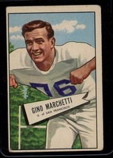 1952 Bowman Large #23 Gino Marchetti Colts Corner Creasing FR-GD LOOK! SV