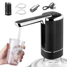 5 Gallon Water Pump Dispenser – Rechargeable & Foldable Electric Water Jug Pu...