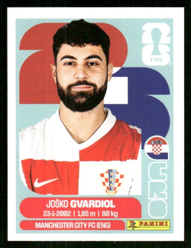 2026 Panini FIFA World Cup Stickers #CRO4 Josko Gvardiol