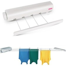 4/5 Line Retractable Washing Line Airer for Indoor & Out Door Laundry Drying