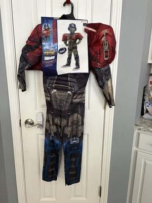 Kids Orion Transformers One Costume, Transformers Optimus Muscle Costume 7/8