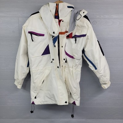 VTG Helly Hansen Equipe Jacket  Schoeller Keprotec Techwear Womens S Distressed 