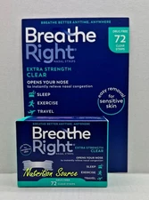 FSA Eligible Breathe Right Extra Strength Nasal Strips, 72 Strips