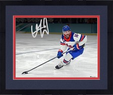 Framed Vincent Trocheck USA Signed 16x20 2026 Olympic Gold Medal Winner Photo