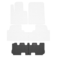 Frogum FußMattensatz Autoteppich Gummi FüR KIA Sorento III UM Hyundai Santa Fé
