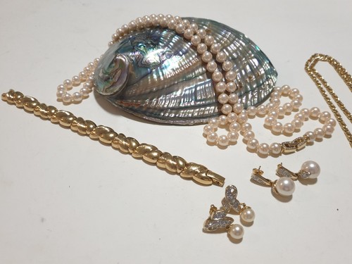 Pierre Lang Ketten / Armband Konvolut Perlenkette Ohrringe - Bild 6 von 9