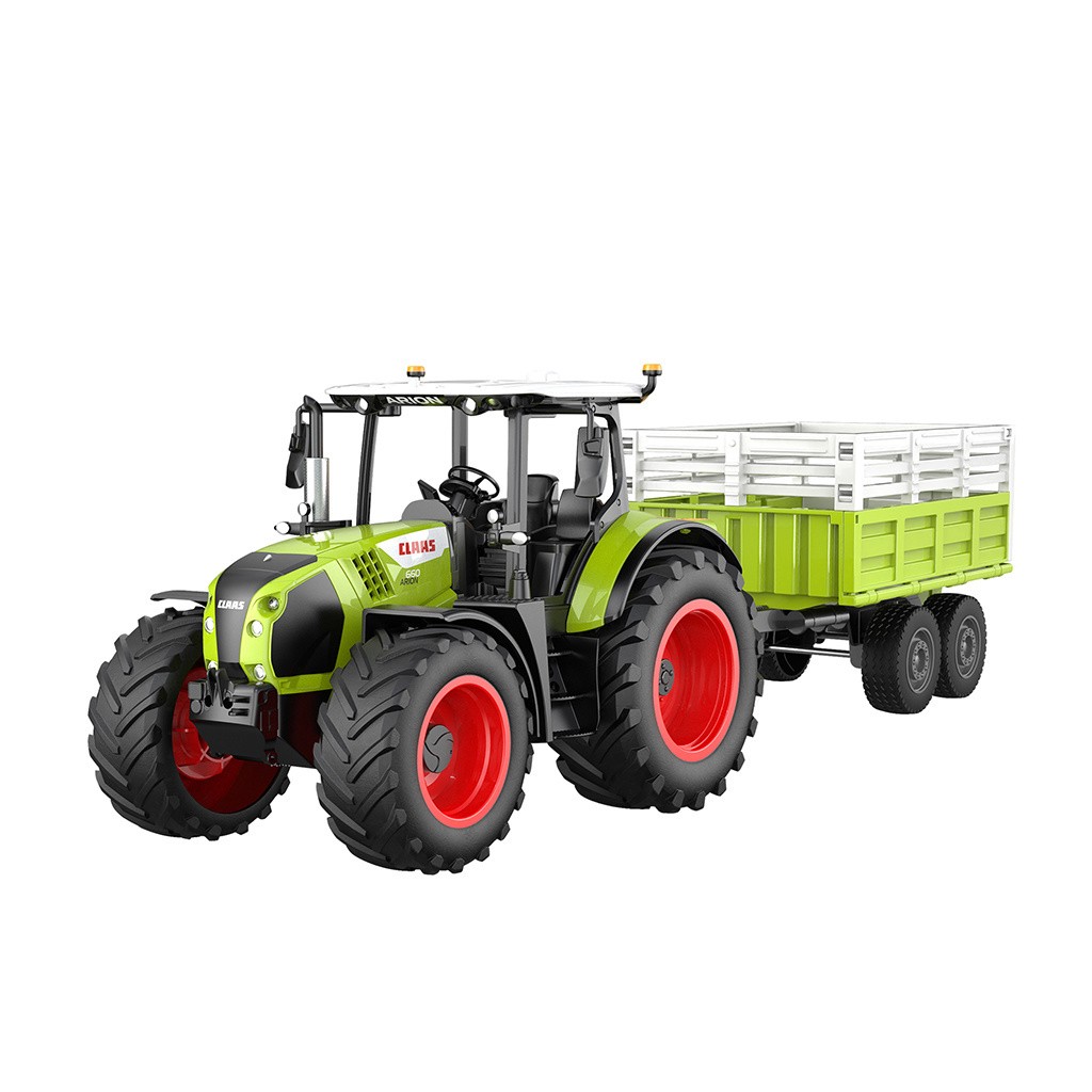 DOUBLE EAGLE E685-003 1/24 CLAAS ARION 660 RC Tractor with Trailer
