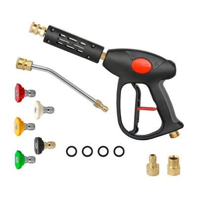 #ad High Pressure Washer Gun 4000 PSI 7 Inch Extension Replacement Wand with 5 N... $36.48
